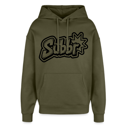 Suburb Design – Oversized Unisex Hoodie - Khaki