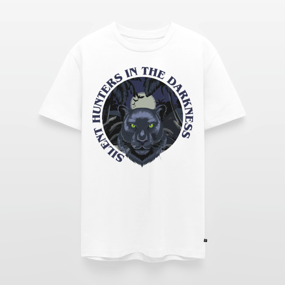 Silent Hunter Design – Männer Premium T-Shirt - Weiß