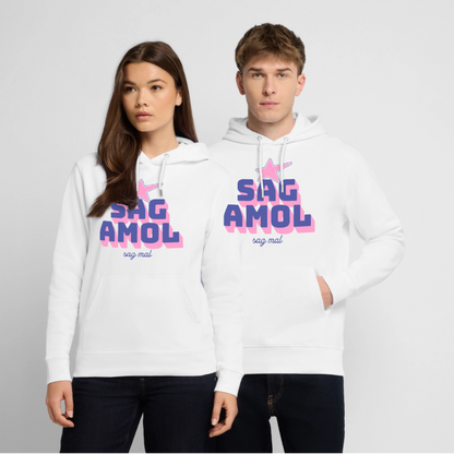 Sagamol Design – Unisex Bio-Hoodie - Weiß
