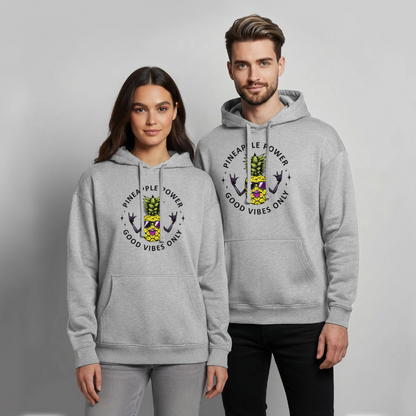 Oversized Unisex Hoodie - Grau meliert