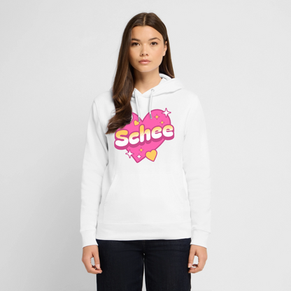 Schee Design – Unisex Bio-Hoodie - Weiß