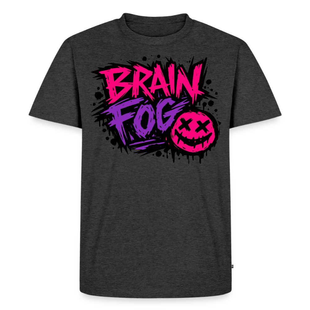 Brain Fog Design – Männer Premium T-Shirt - Anthrazit meliert