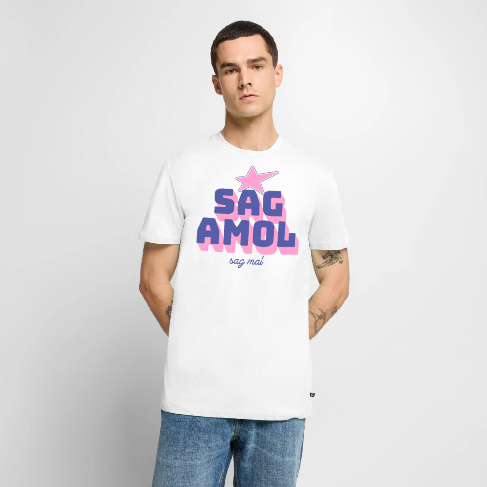 Sagamol Design – Männer Premium T-Shirt - Weiß