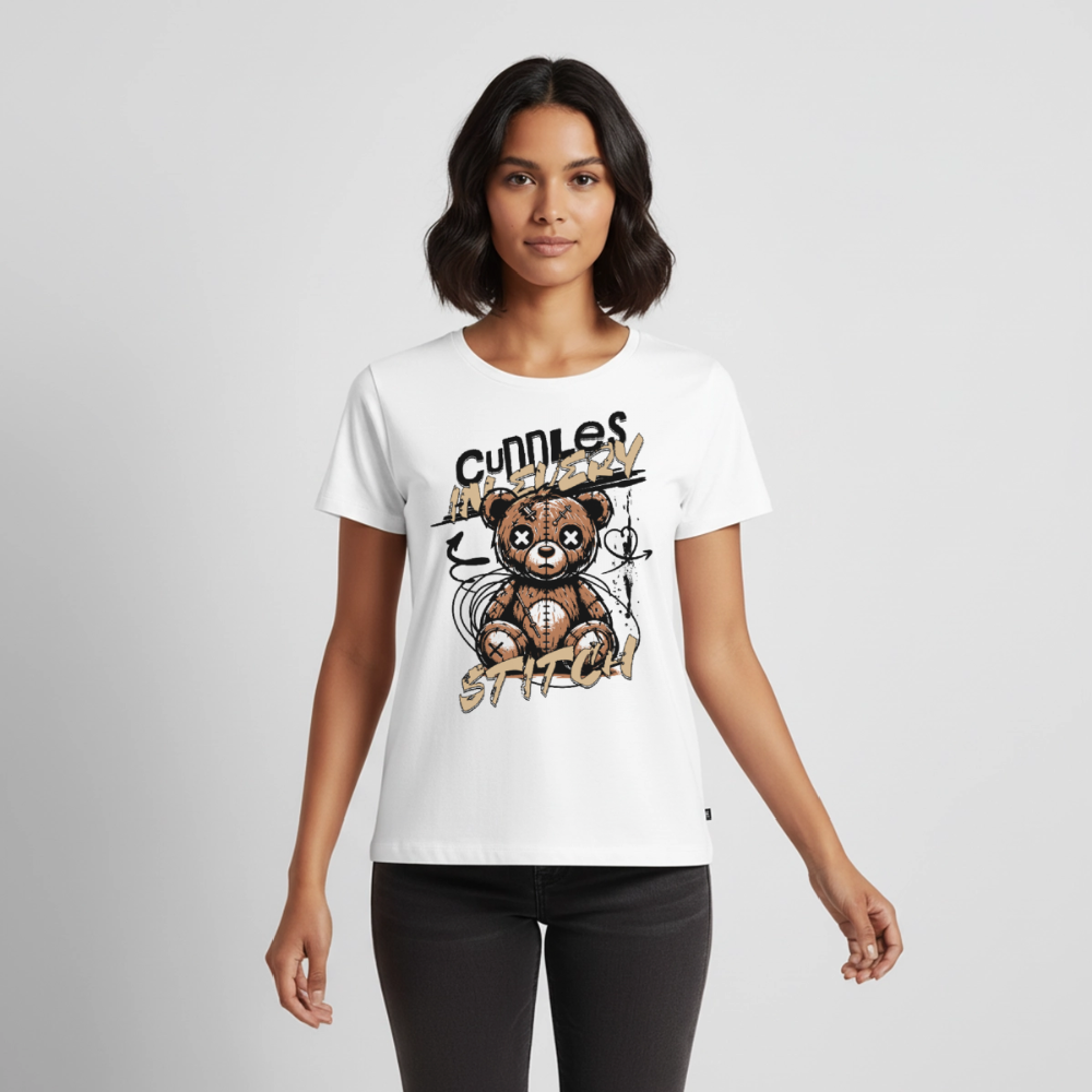Bear Design – Frauen Premium T-Shirt - Weiß