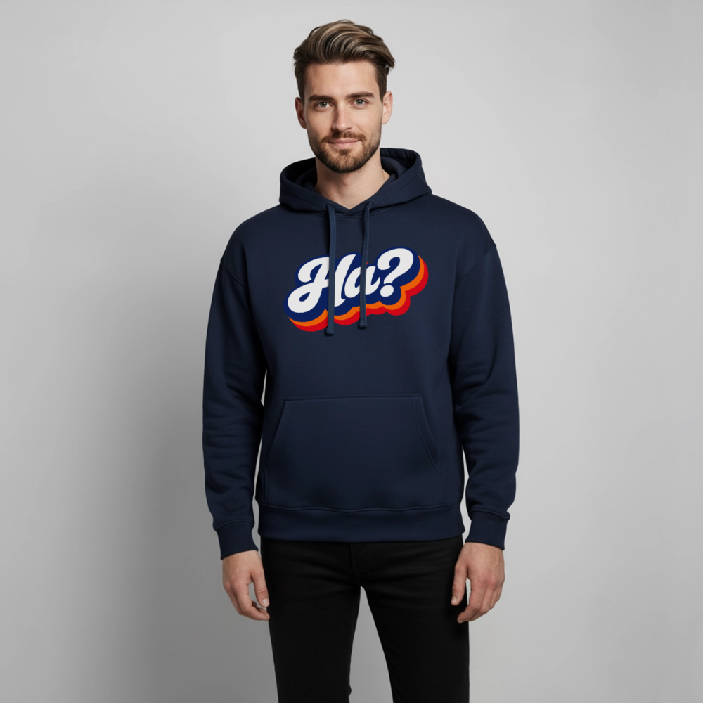 Ha? Design – Oversized Unisex Hoodie - Navy
