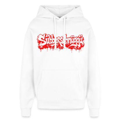 Sübberschnüggü Design – Oversized Unisex Hoodie - Weiß