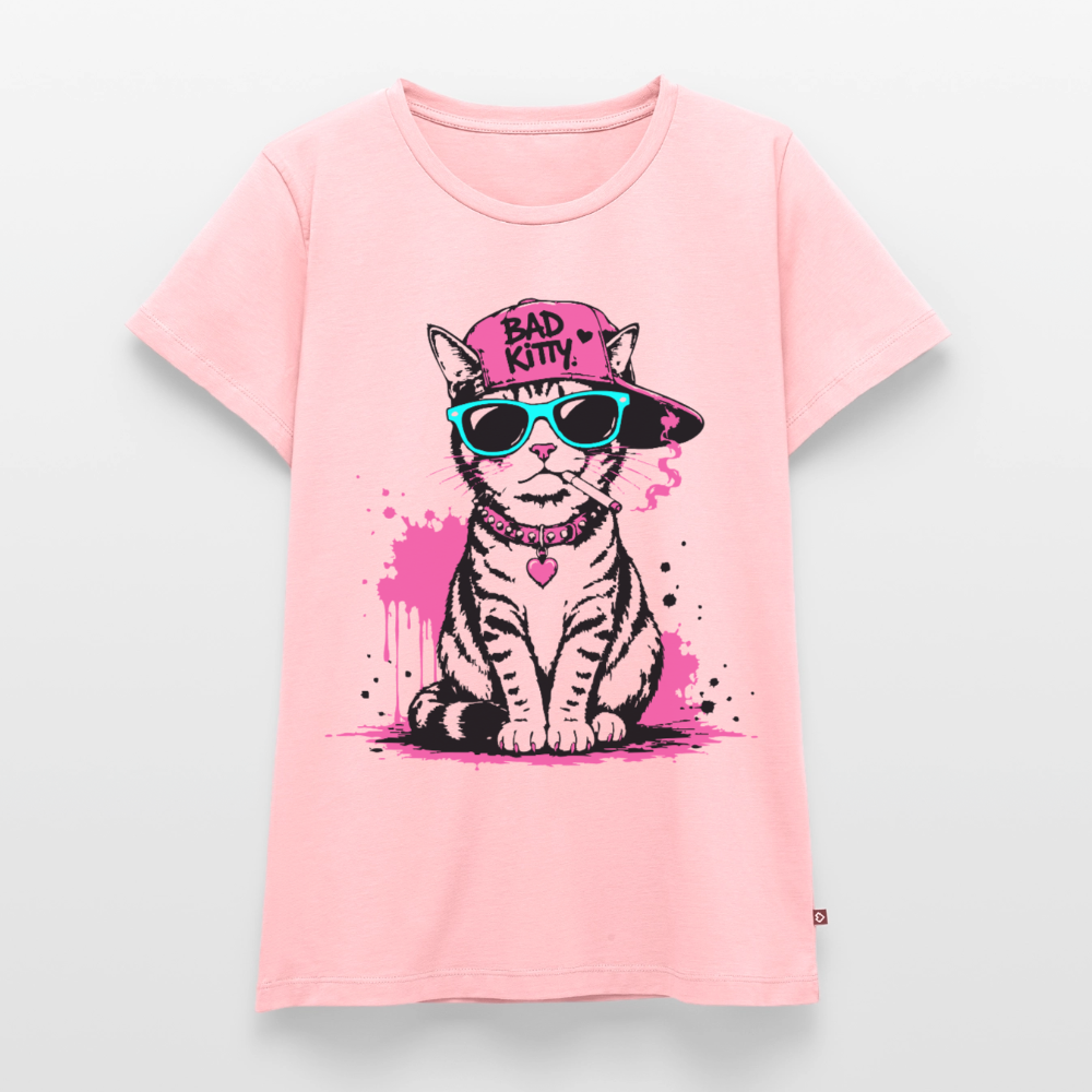 Bad Kitty Design – Frauen Premium T-Shirt - Rosa