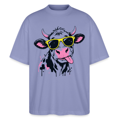 Street Cow Design – Oversized Unisex Bio T-Shirt - Violett