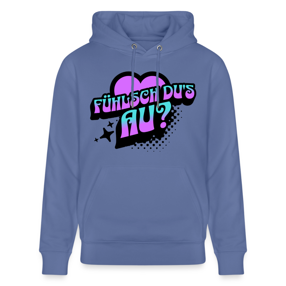 Fühlsch du‘s au Design – Unisex Bio-Hoodie - Blau