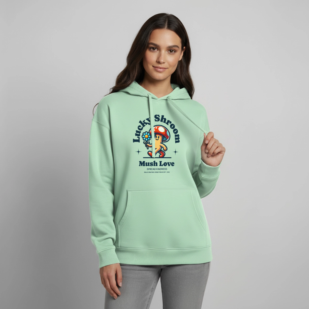 Lucky Shroom Design – Oversized Unisex Hoodie - Nebeljade