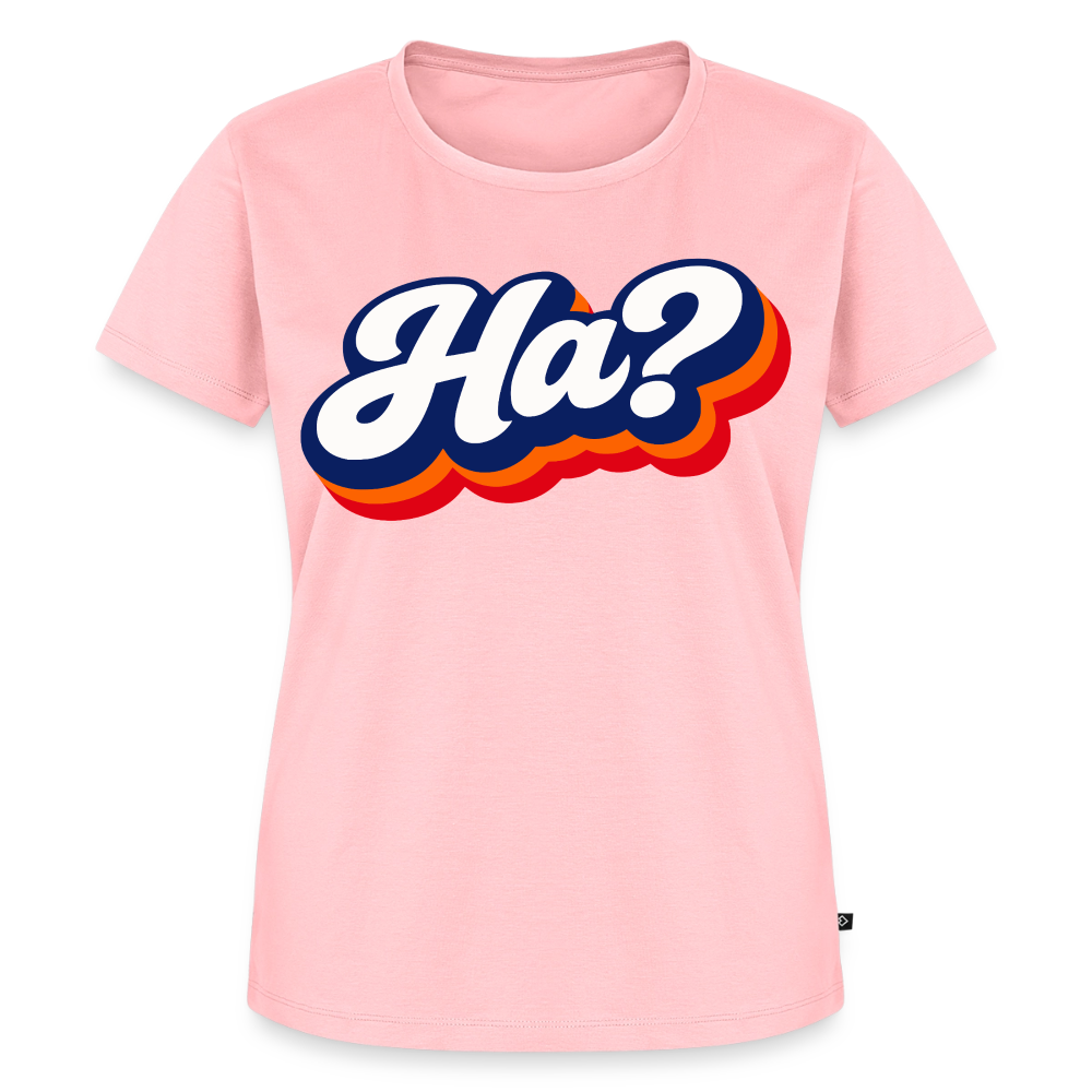 Ha? Design – Frauen Premium T-Shirt - Rosa