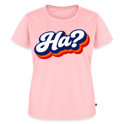 Ha? Design – Frauen Premium T-Shirt - Rosa