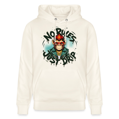 Monkey No Rules Design – Unisex Bio-Hoodie - Naturweiß 