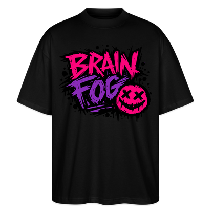Brain Fog Design – Oversized Unisex Bio T-Shirt - Schwarz