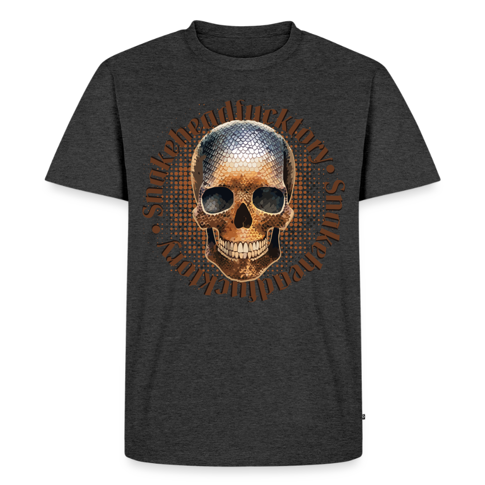 Sande Skull Design – Männer Premium T-Shirt - Anthrazit meliert
