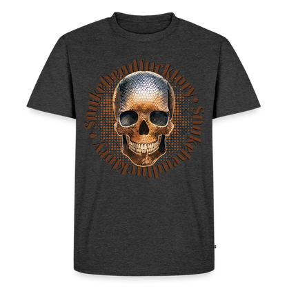 Sande Skull Design – Männer Premium T-Shirt - Anthrazit meliert