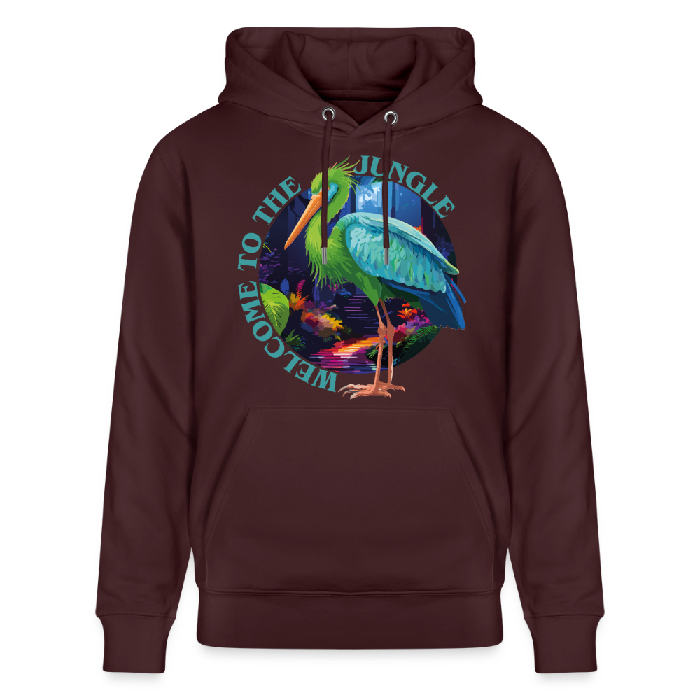 Jungle Design – Unisex Bio-Hoodie - Maroon