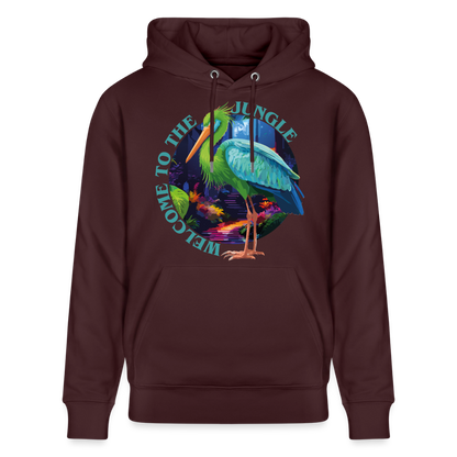 Jungle Design – Unisex Bio-Hoodie - Maroon