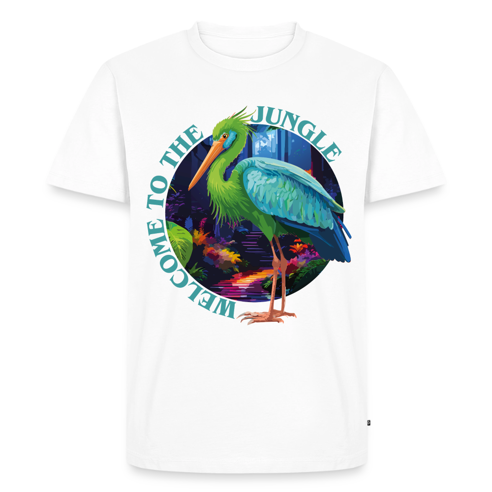 Jungle Design – Männer Premium T-Shirt - Weiß