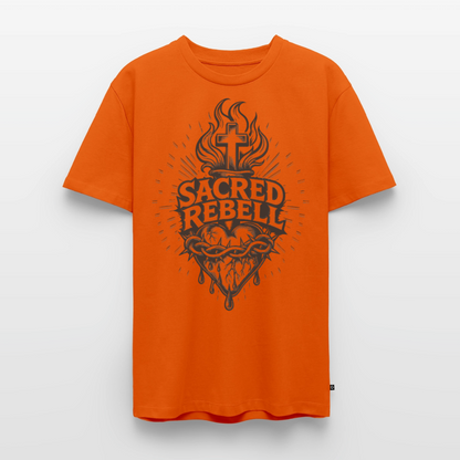 Sacred Rebell Design – Männer Premium T-Shirt - Orange 