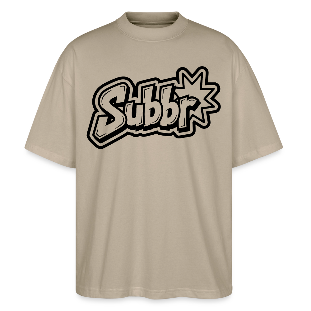 Subbr Design – Oversized Unisex Bio T-Shirt - Steingrau