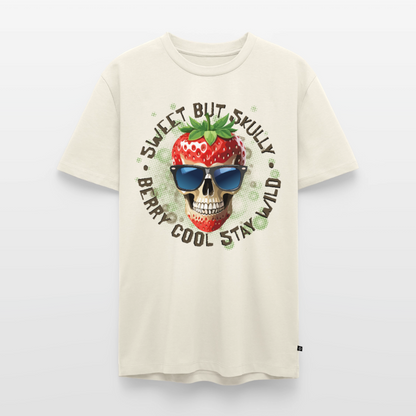 Strawberry Skull Design – Männer Premium T-Shirt - Naturweiß