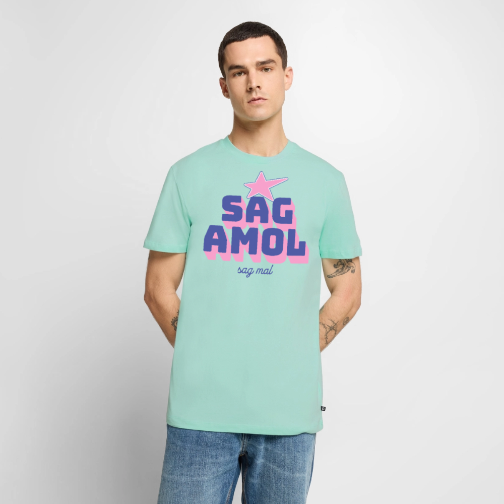 Sagamol Design – Männer Premium T-Shirt - Mint 