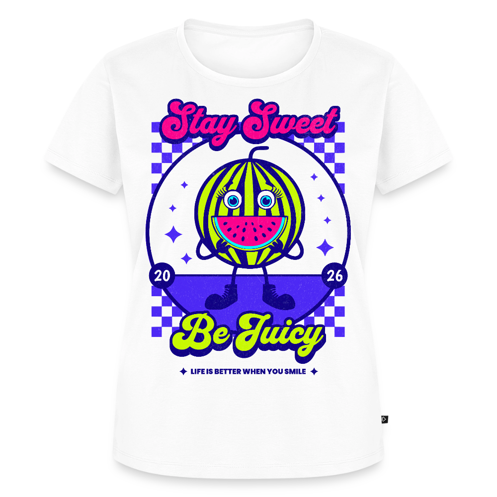 Stay Sweet Design – Frauen Premium T-Shirt - Weiß