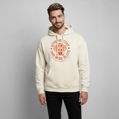 Pizza Design – Oversized Unisex Hoodie - Natur