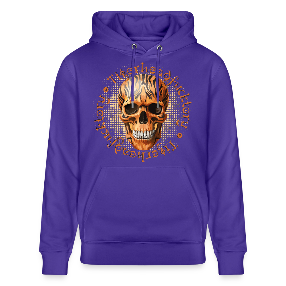 Tiger skull Design – Unisex Bio-Hoodie - Purple Love 