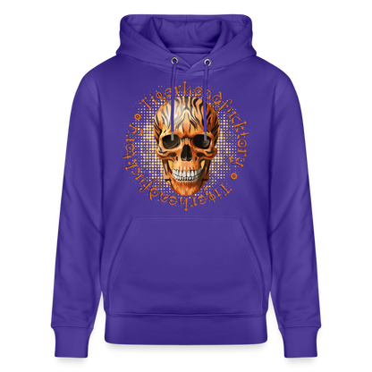 Tiger skull Design – Unisex Bio-Hoodie - Purple Love 