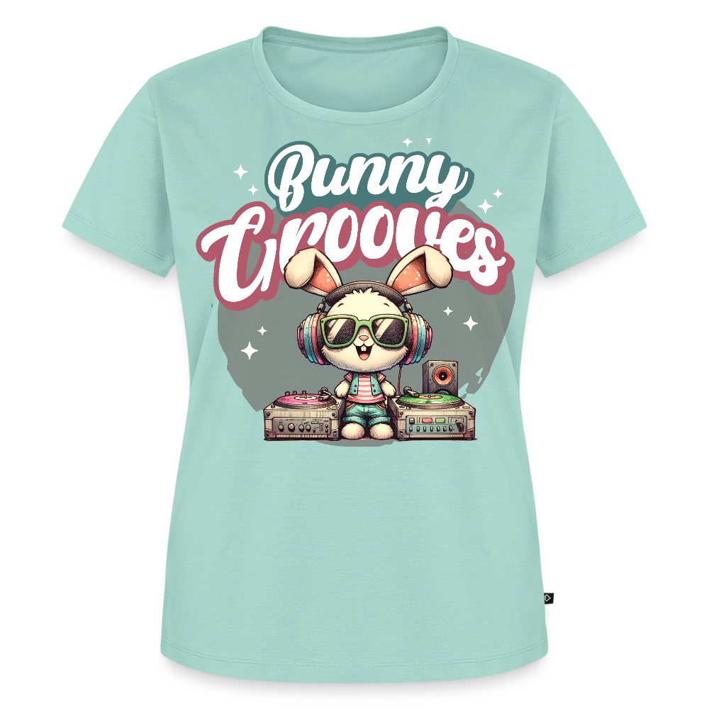 Bunny Grooves Design – Frauen Premium T-Shirt - Mint 
