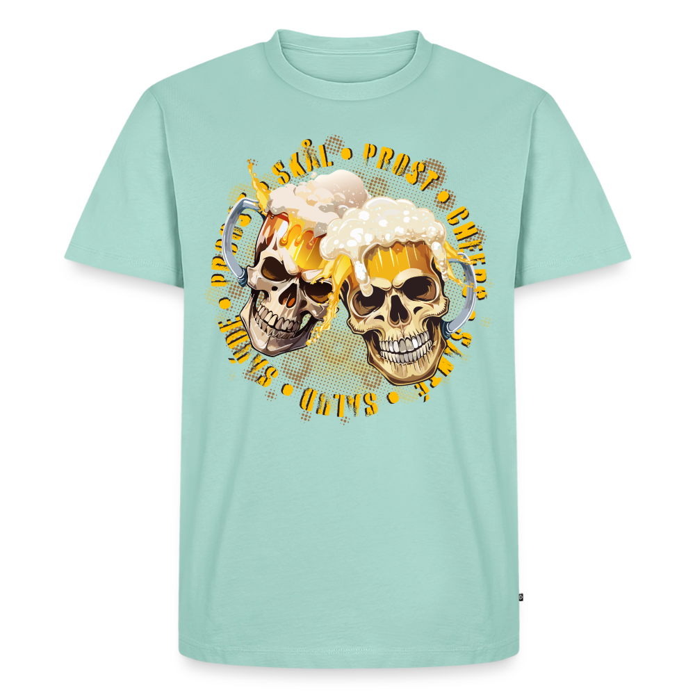 Party Skull Design – Männer Premium T-Shirt - Mint 