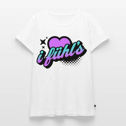 i fühl‘s Design – Frauen Premium T-Shirt - Weiß