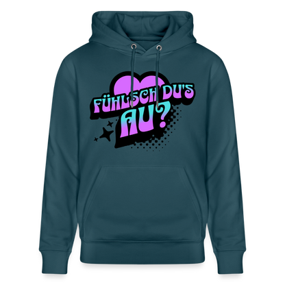 Fühlsch du‘s au Design – Unisex Bio-Hoodie - Dunkles Petrol