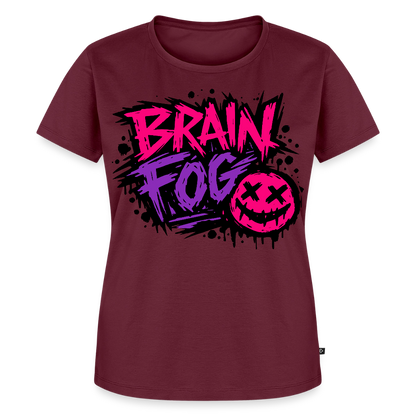 Brain Fog Design – Frauen Premium T-Shirt - Burgunderrot