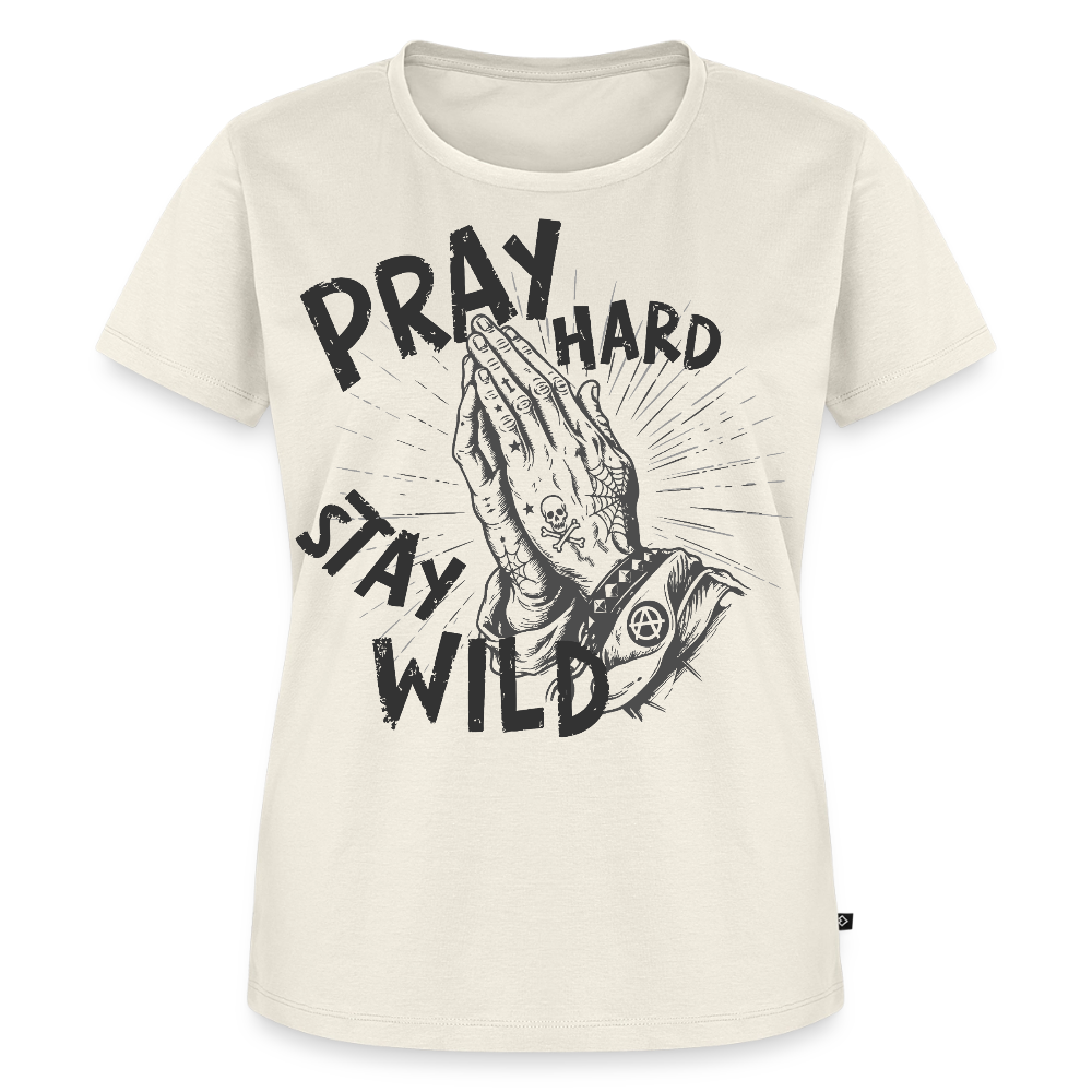 Play Hard – Frauen Premium T-Shirt - Naturweiß