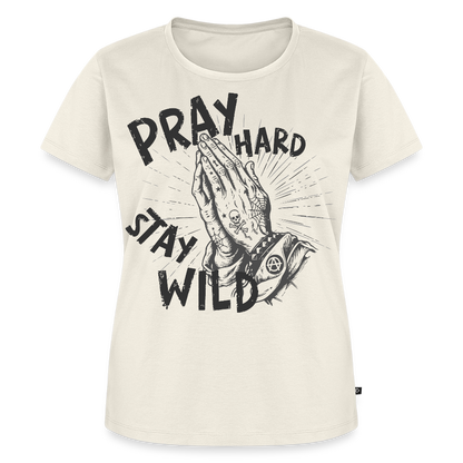 Play Hard – Frauen Premium T-Shirt - Naturweiß