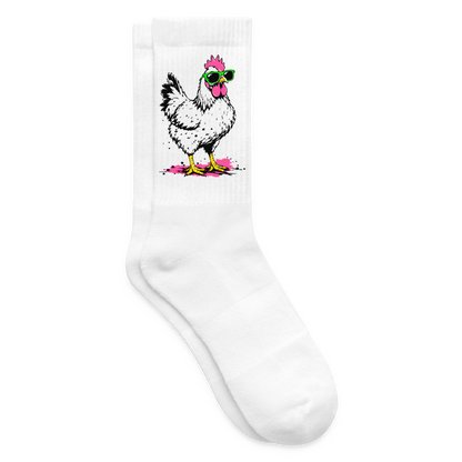 Street Chicken Design – Tennissocken - Weiß