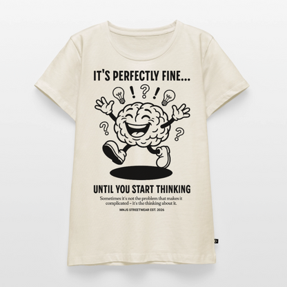 Brain Design – Frauen Premium T-Shirt - Naturweiß