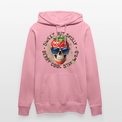 Strawberry Skull Design – Unisex Bio-Hoodie - Lila Traum