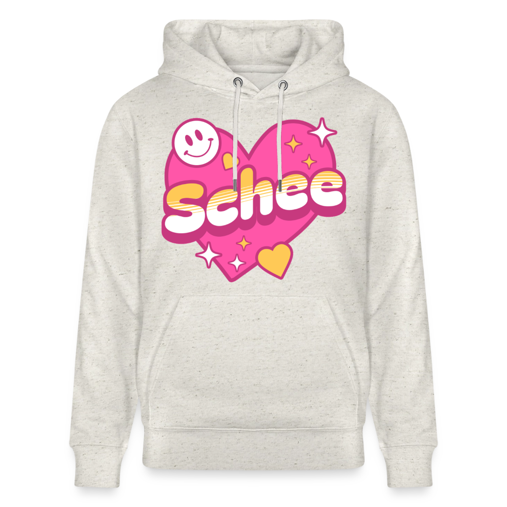 Schee Design – Unisex Bio-Hoodie - Beige meliert