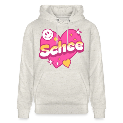 Schee Design – Unisex Bio-Hoodie - Beige meliert