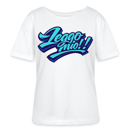 Leggomio Design – Rundhals Frauen Bio-T-Shirt - Weiß