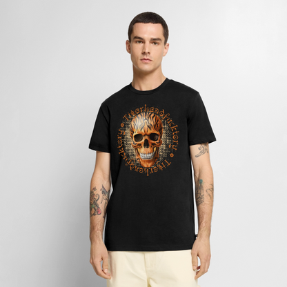 Tiger Skull Design – Männer Premium T-Shirt - Schwarz
