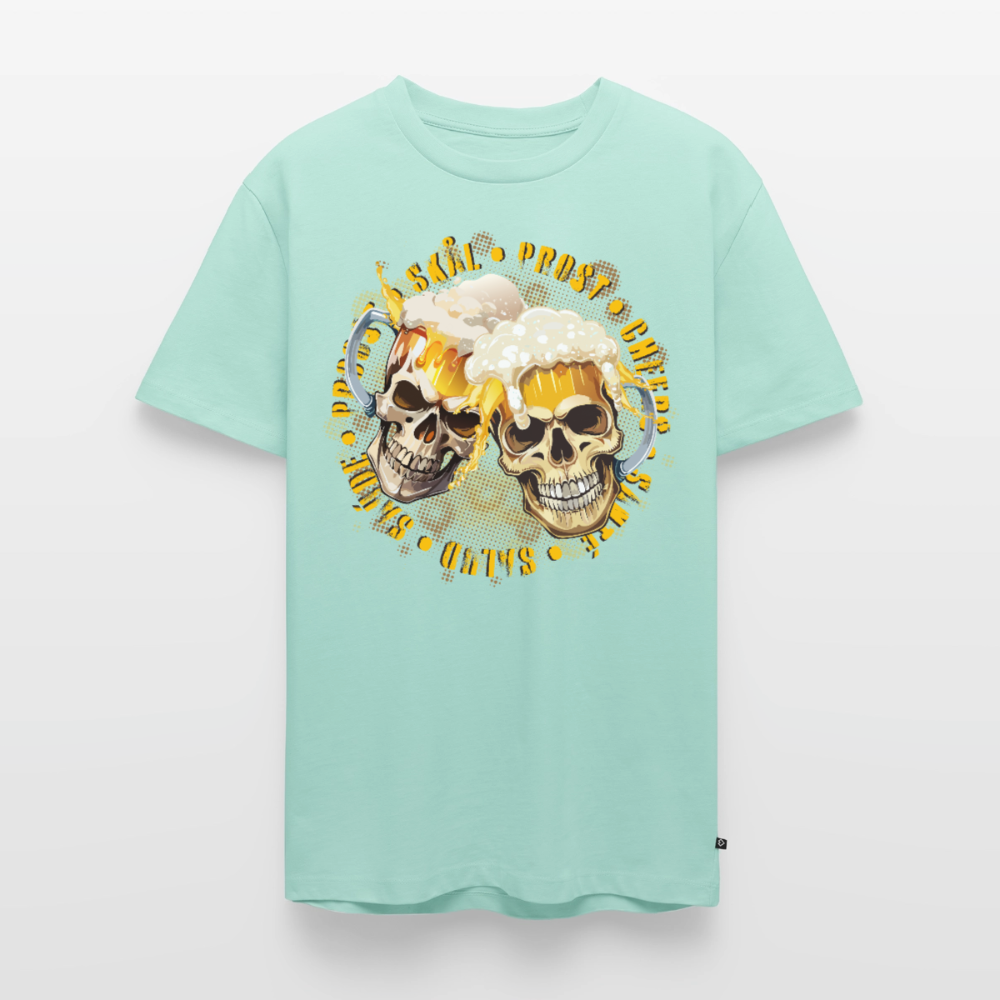 Party Skull Design – Männer Premium T-Shirt - Mint 