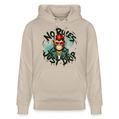 Monkey No Rules Design – Unisex Bio-Hoodie - Beige