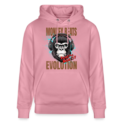 Monkey Beats Design – Unisex Bio-Hoodie - Lila Traum