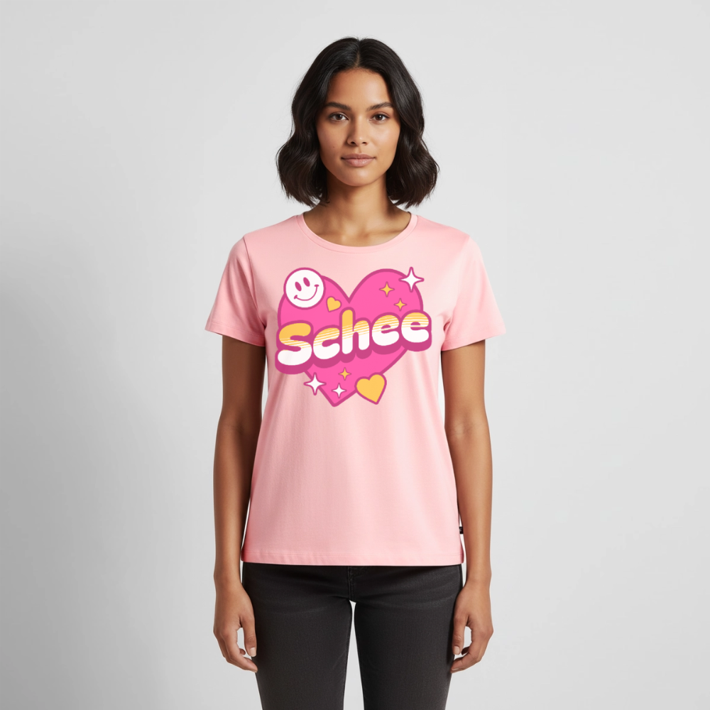Schee Design – Frauen Premium T-Shirt - Rosa