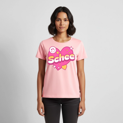Schee Design – Frauen Premium T-Shirt - Rosa